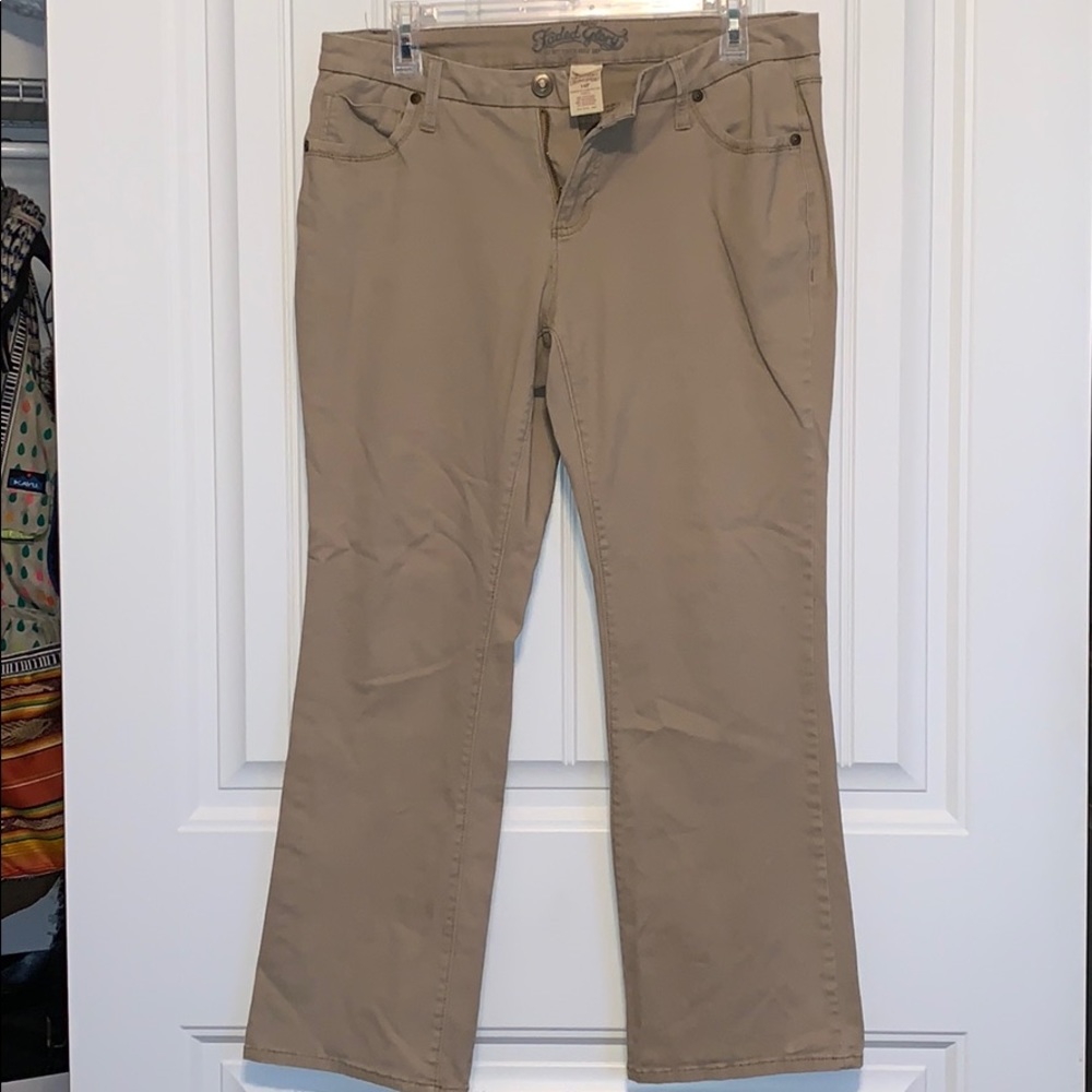 Faded glory bootcut khaki pants